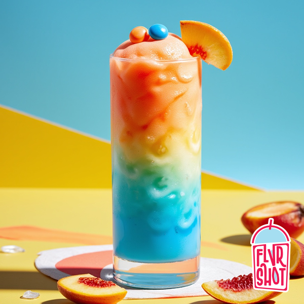 Peach Blue Razzle Dazzle